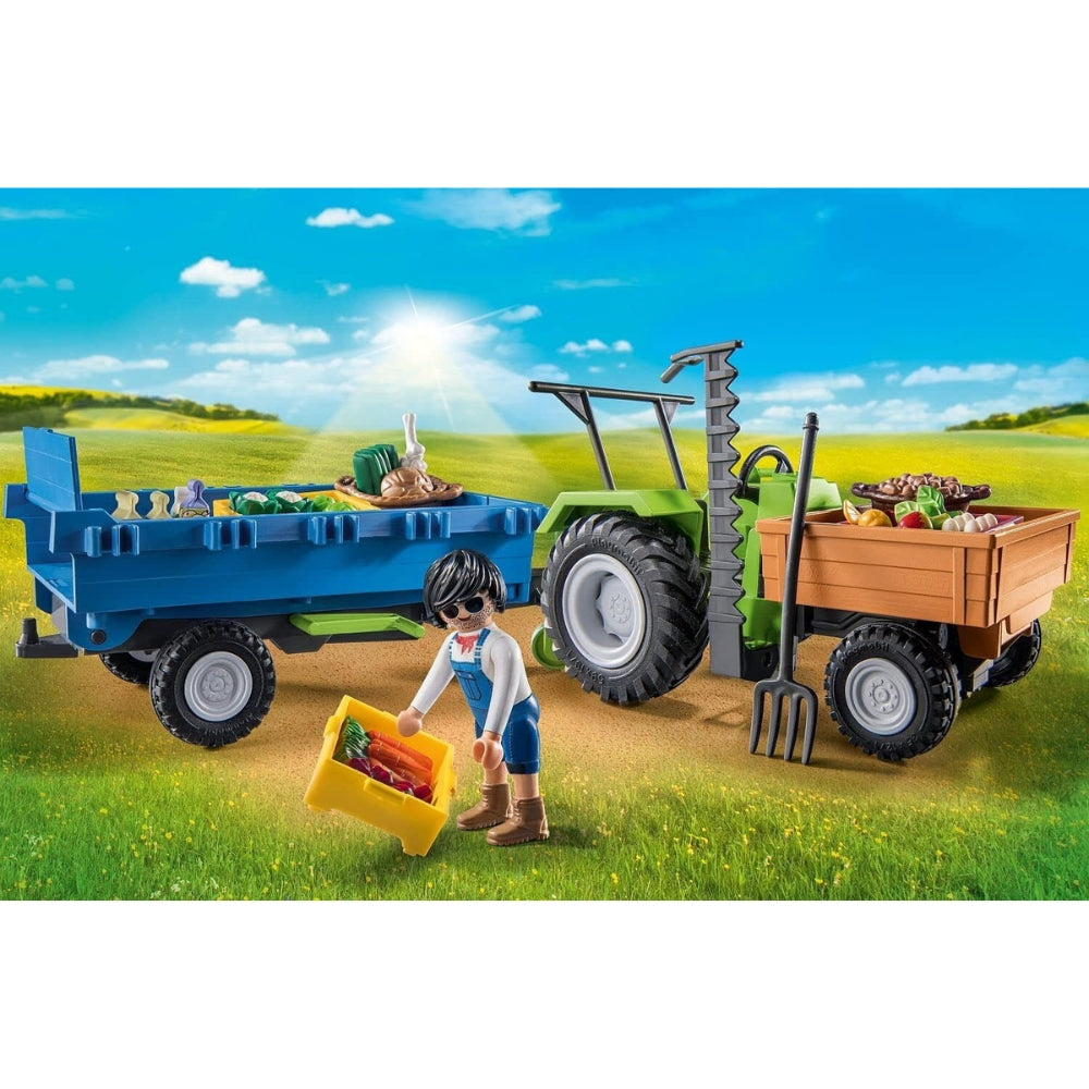Playmobil - Tractor with Trailer