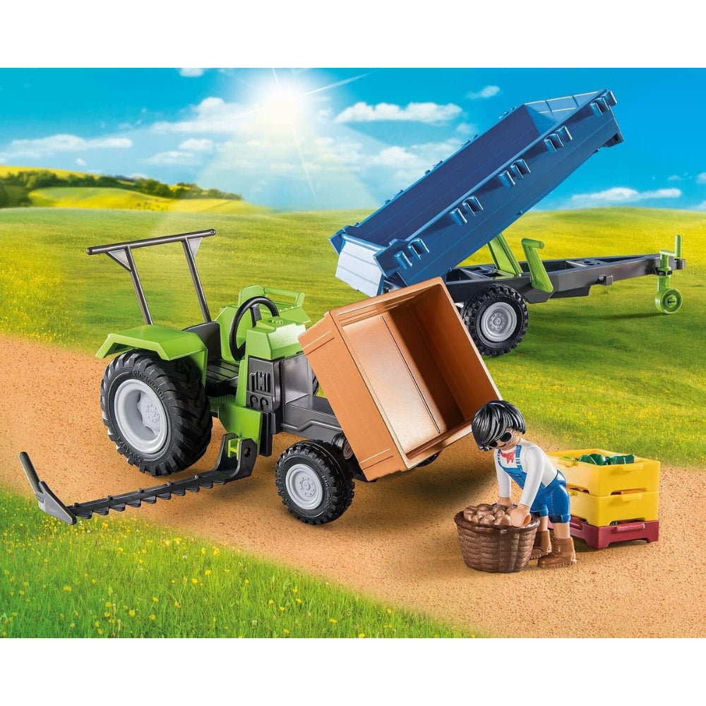 Playmobil - Tractor with Trailer
