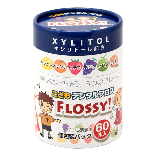 Flossy - 儿童水果味牙线 60支超值装