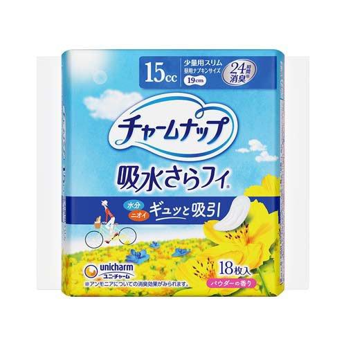 尤妮佳 - Charm Nap 15cc 少量用 纤薄型 日用 19cm 轻度失禁护理垫 -日本制