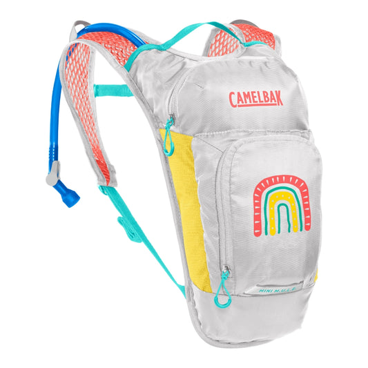 驼峰Camelbak - Mini M.U.L.E 儿童户外补水背包 1.5L - Grey & Rainbows