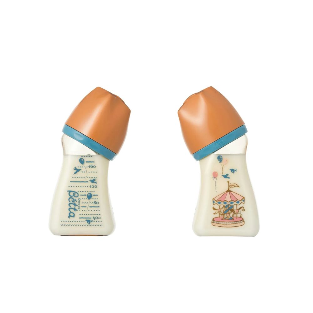 Doctor Bétta - PPSU 奶瓶 Brain宽口 WS4-160ml 旋转木马