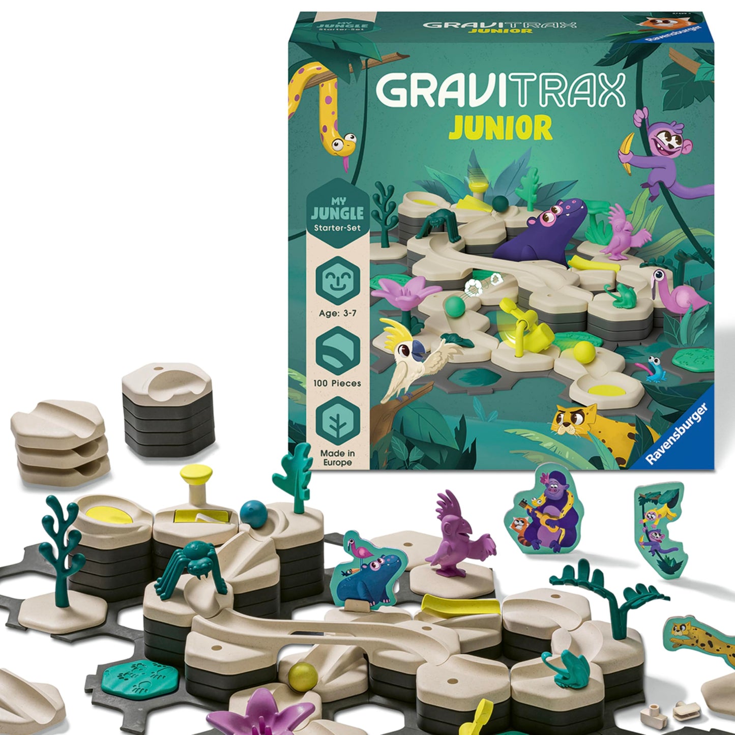 GraviTrax Junior - Large Starter Set Jungle