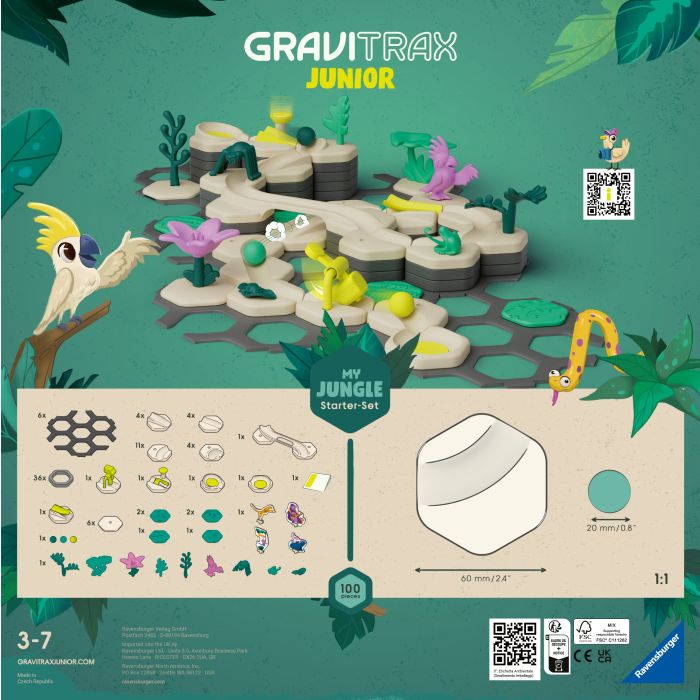 GraviTrax Junior - Large Starter Set Jungle