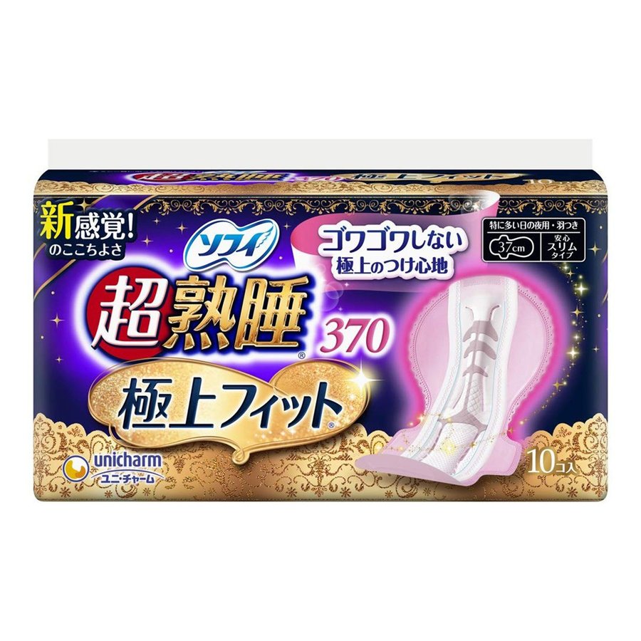尤妮佳 苏菲 超熟睡极上贴身系列卫生巾 37cm*10片