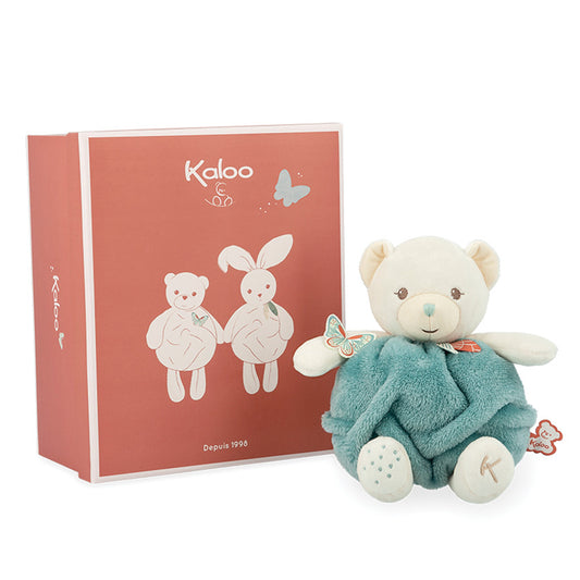 Kaloo - Plume 中号小熊 蓝绿色