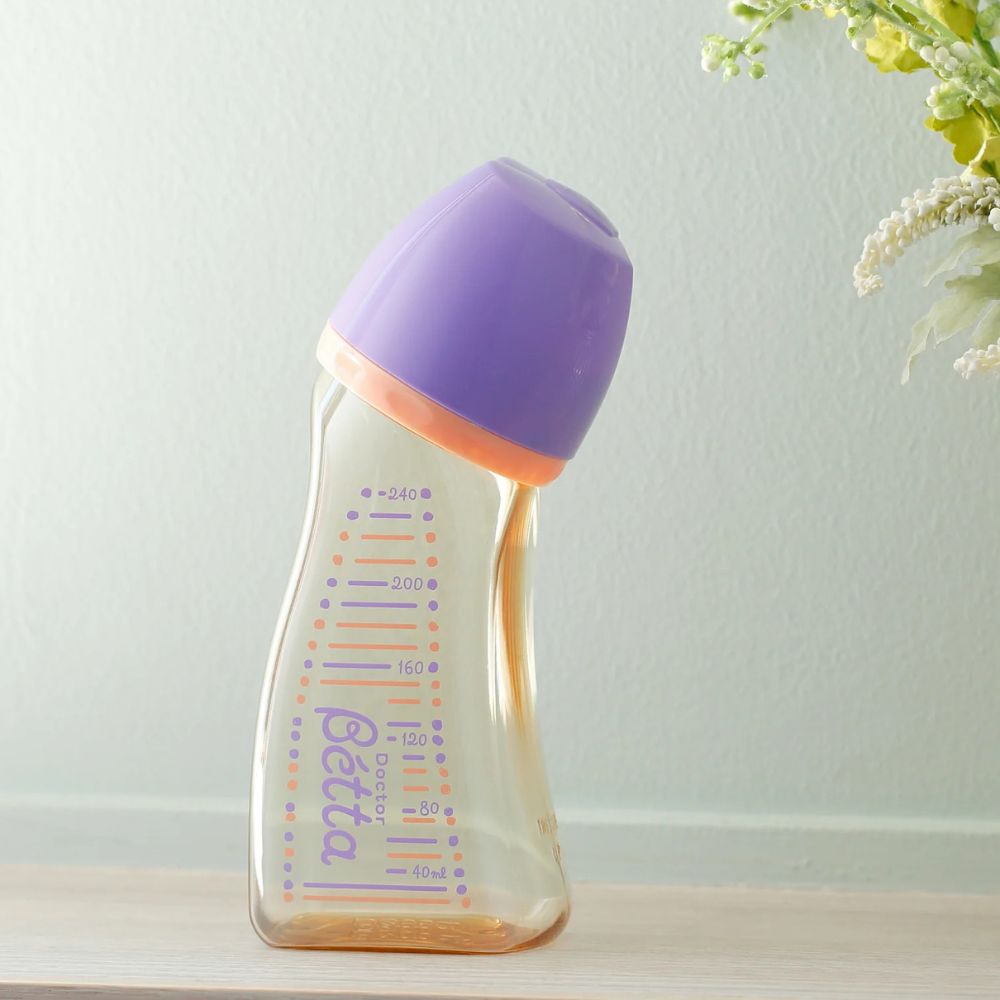 Doctor Bétta - PPSU 奶瓶 Brain宽口 WS2-240ml（紫色）