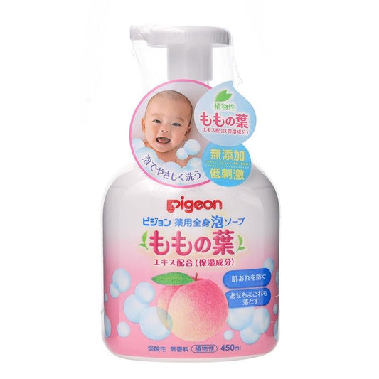 贝亲 - 桃叶洗发沐浴露 日本制 450ml
