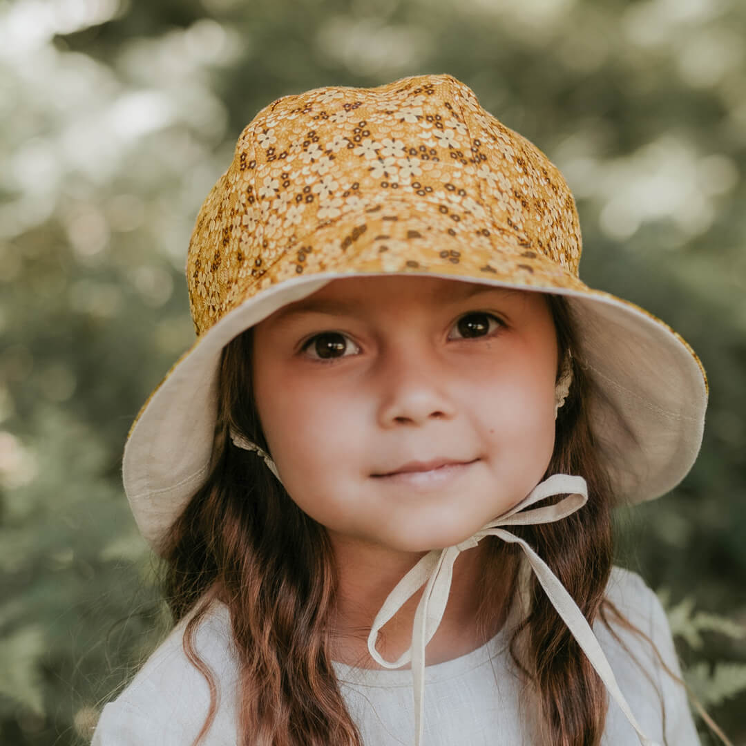Bedhead Hats - （只有S码）Heritage系列双面遮阳帽 - Farah & Flax