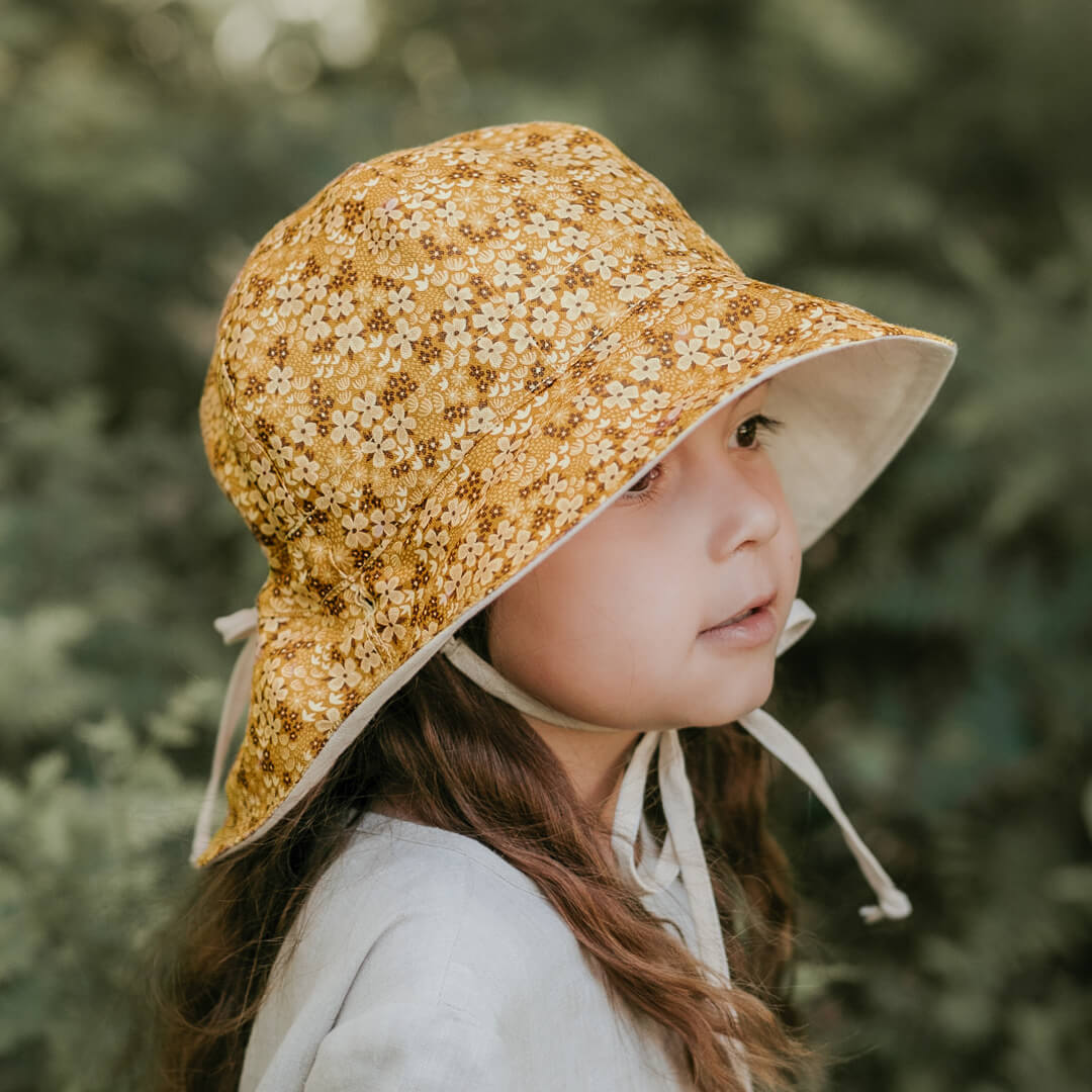 Bedhead Hats - （只有S码）Heritage系列双面遮阳帽 - Farah & Flax