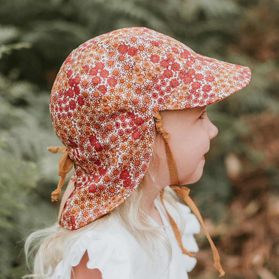 Bedhead - (只有S码）宝宝双面军团防晒帽 - Melody & Maize （6-12 mth | 46 - 50cm | S）