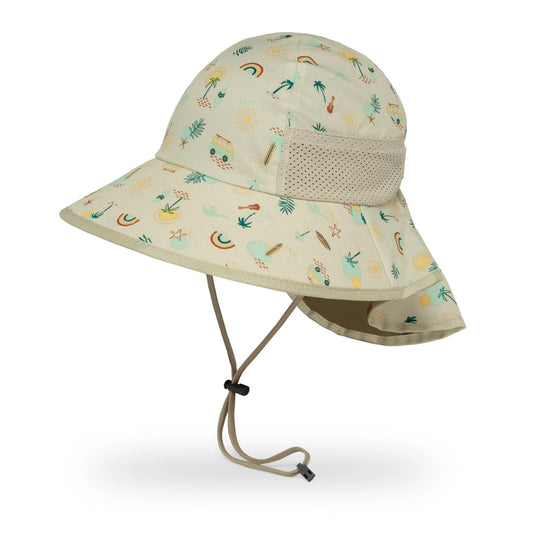 Sunday Afternoons - 儿童鱼尾防晒帽Kids Play Hat Beach Day