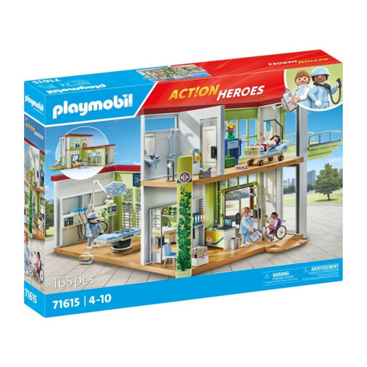 Playmobil - 英雄行动系列 - 现代化医院- 71615