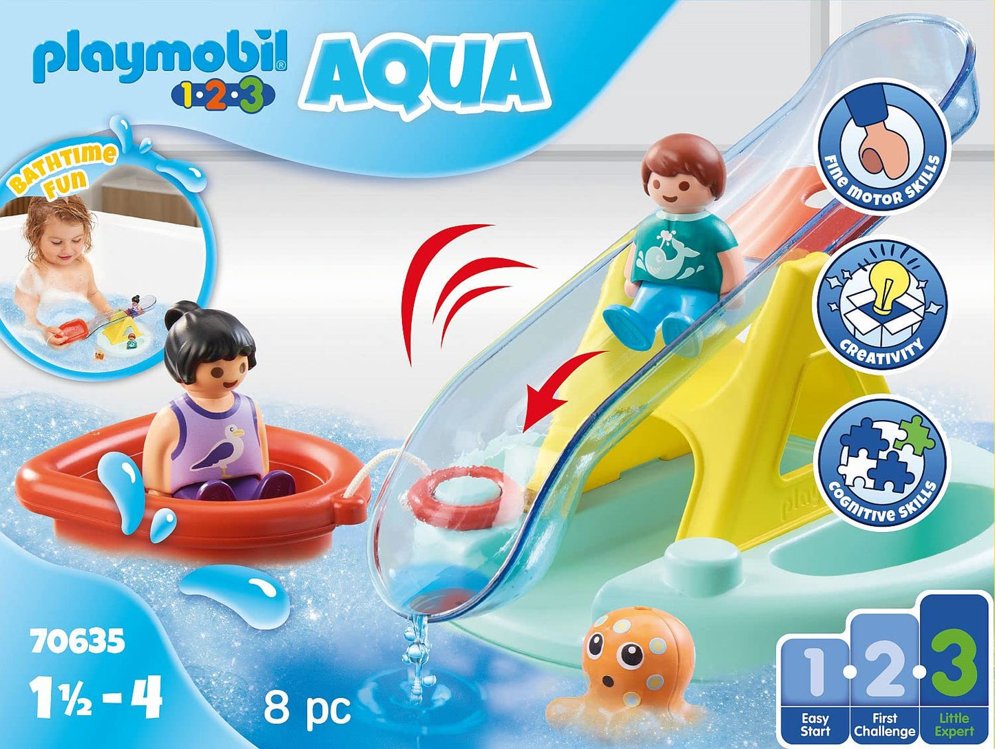 Playmobil - 1.2.3 Aqua Water Seesaw with Boat
