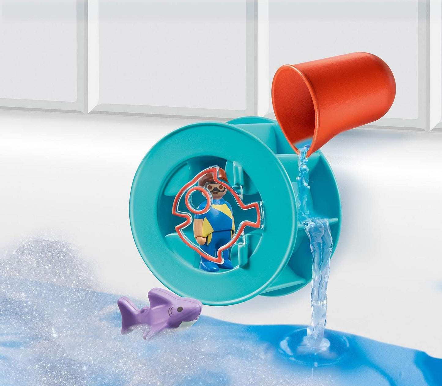 Playmobil - Water Wheel with Baby Shark