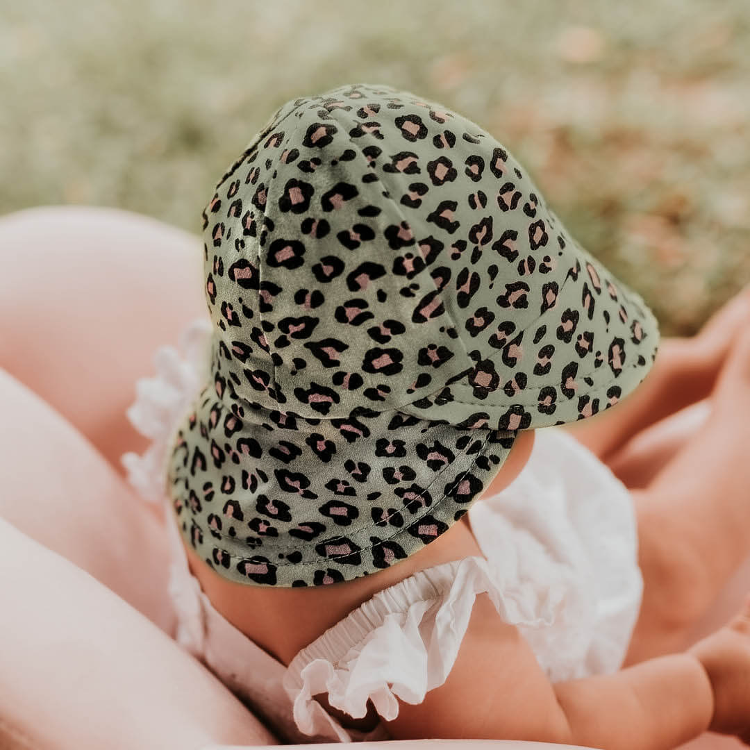 Bedhead Hats - 儿童军团帽 - Leopard Print （L码，XL码）