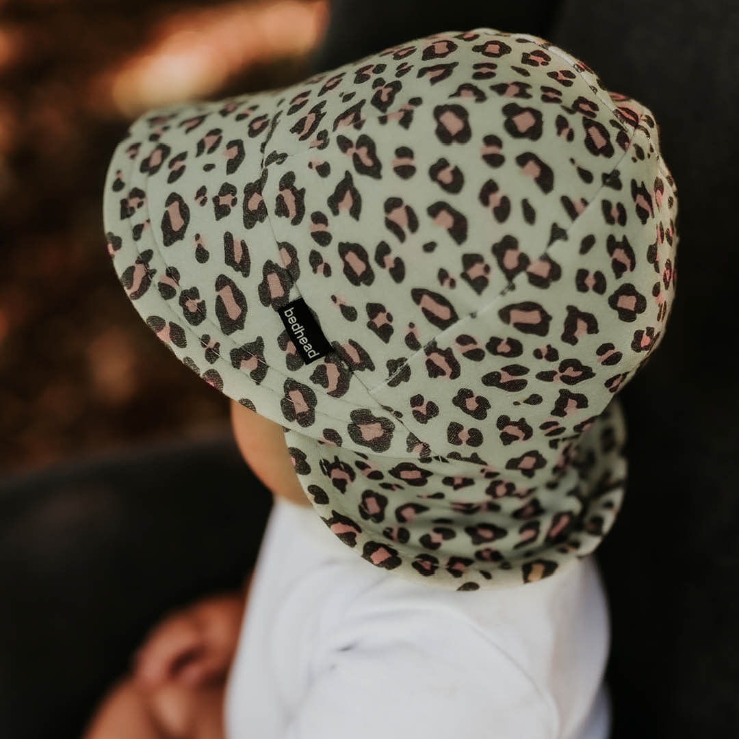 Bedhead Hats - 儿童军团帽 - Leopard Print （L码，XL码）