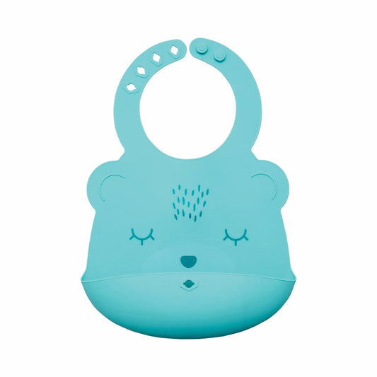 Tiny Twinkle - 可爱硅胶围兜 - Mint Bear
