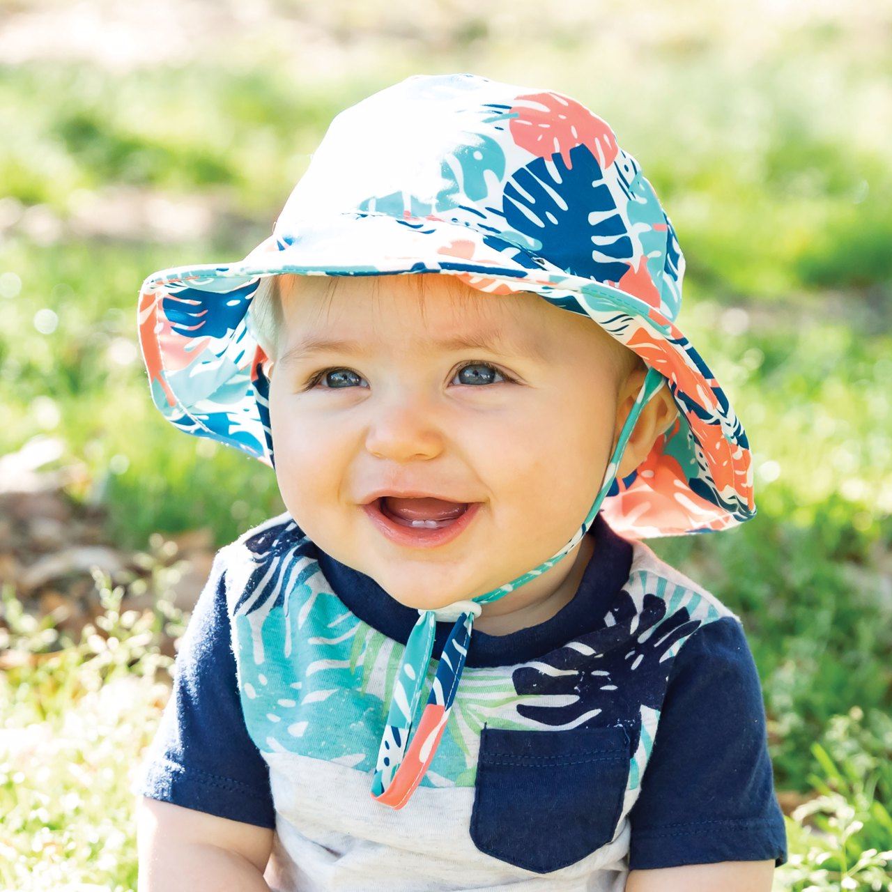 Tiny Twinkle - 防晒遮阳帽 Sun Hat - Tribal Fish