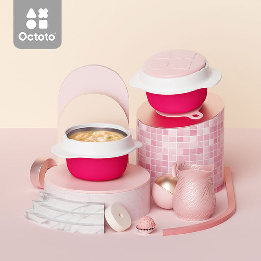 Octoto 不锈钢飞碟注水保温碗