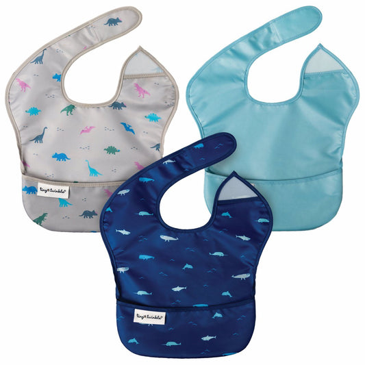 Tiny Twinkle - 防水便携围兜3件套 - Ocean Set of 3