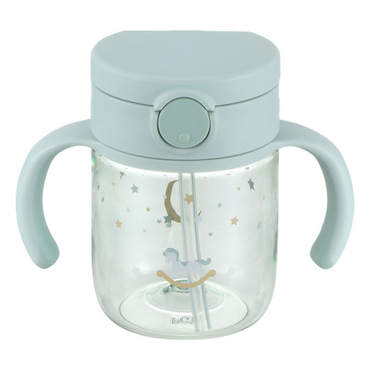 Richell -  Axtars Straw Mug 200ml - Light Blue