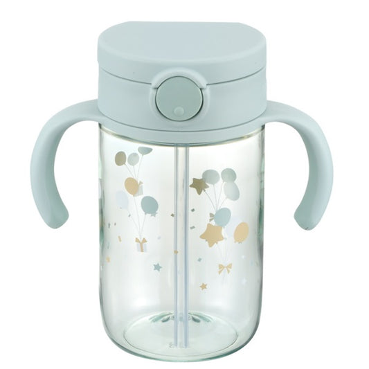 Richell -  Axtars Straw Mug 320ml - Light Blue