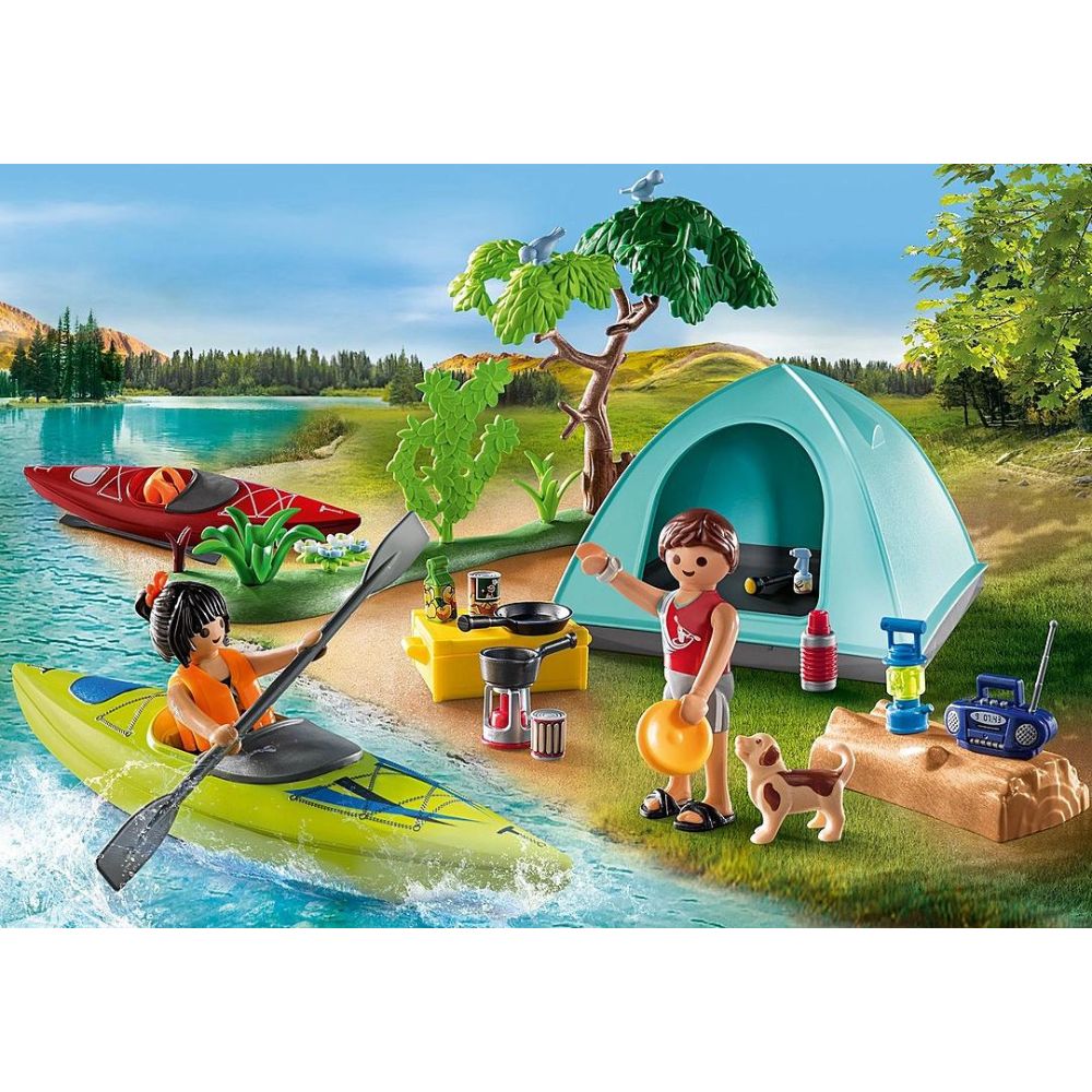 Playmobil - Campsite with Campfire