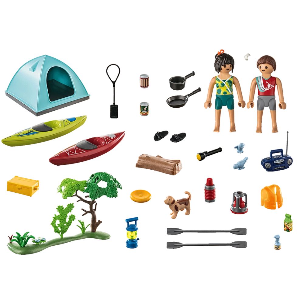 Playmobil - Campsite with Campfire