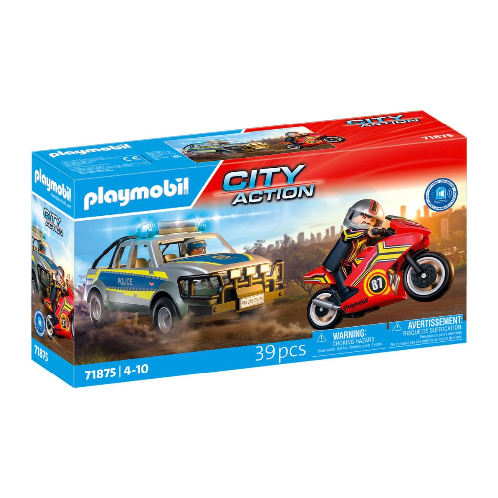 Playmobil - Police Chase with Pick-Up Truck - PMB71875