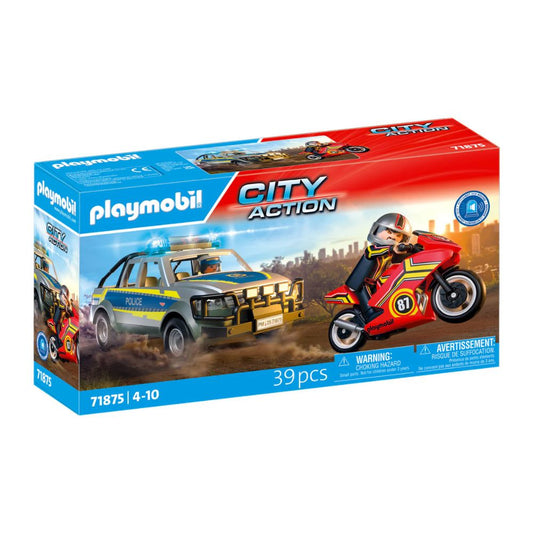 Playmobil - Police Chase with Pick-Up Truck - PMB71875