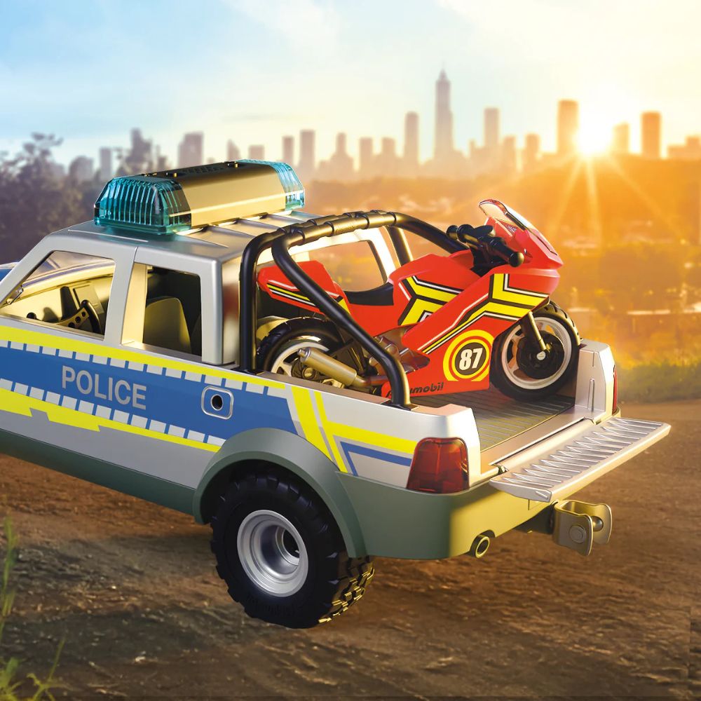 Playmobil - Police Chase with Pick-Up Truck - PMB71875
