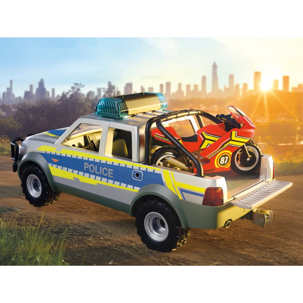 Playmobil - Police Chase with Pick-Up Truck - PMB71875