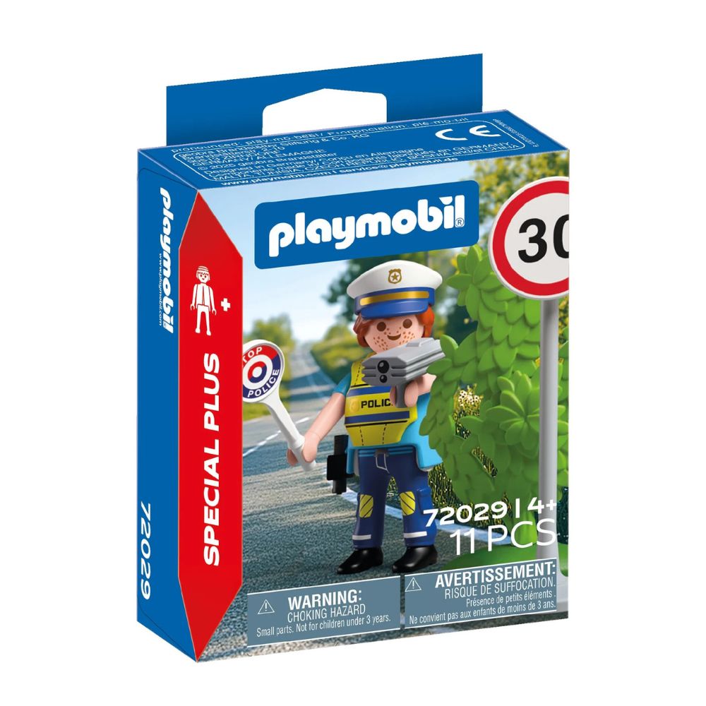 Playmobil - Police officer with speed detector - PMB72029