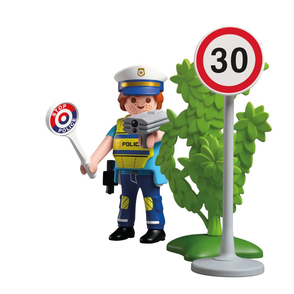 Playmobil - Police officer with speed detector - PMB72029