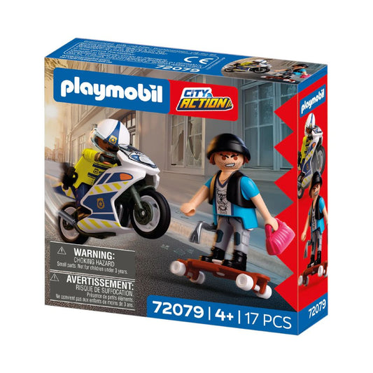 Playmobil - Motorcycle Chase - PMB72079