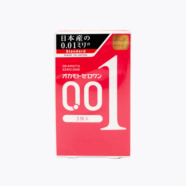 Okamoto 冈本 001 世界最薄 避孕套 3枚入 - 日本制