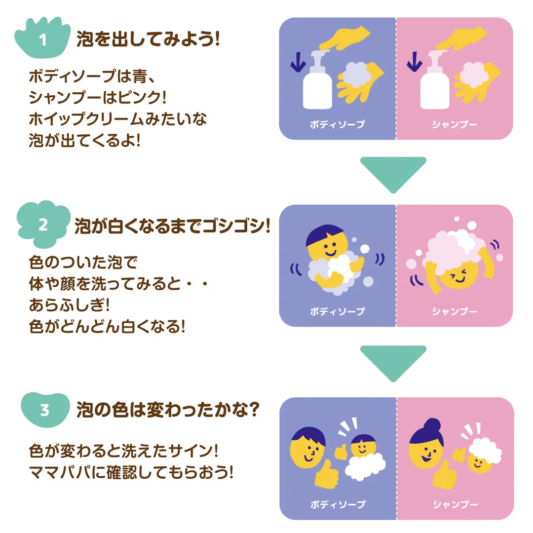 贝亲 - 儿童魔法变色泡沫洗发水 300ml 替换装