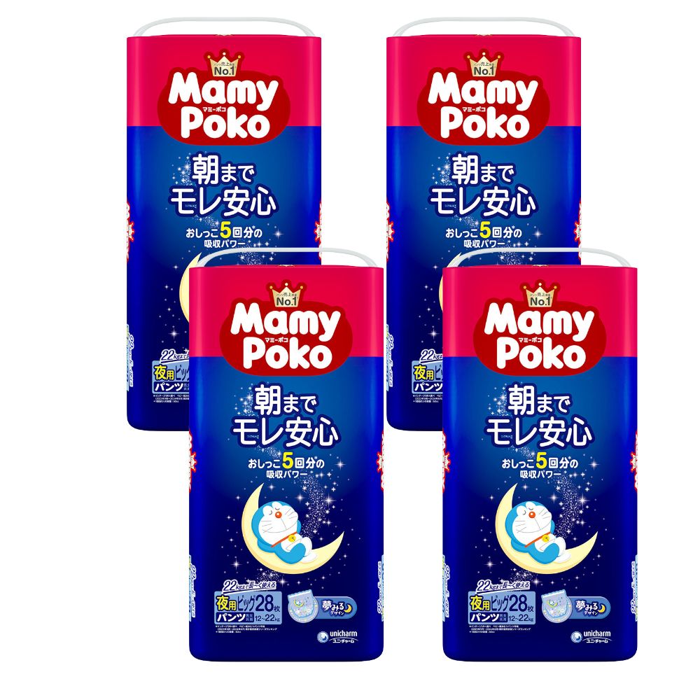 Mamy Poko 夜用拉拉裤XL码 28 片入 适合 12-22kg