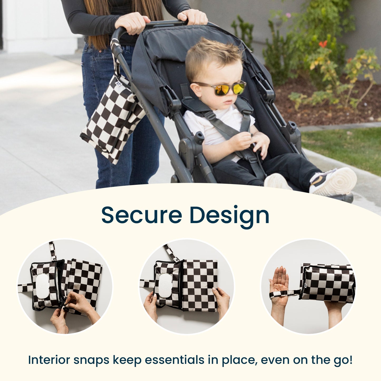 Tiny Twinkle - Portable Nappy Changing Pad - Bows