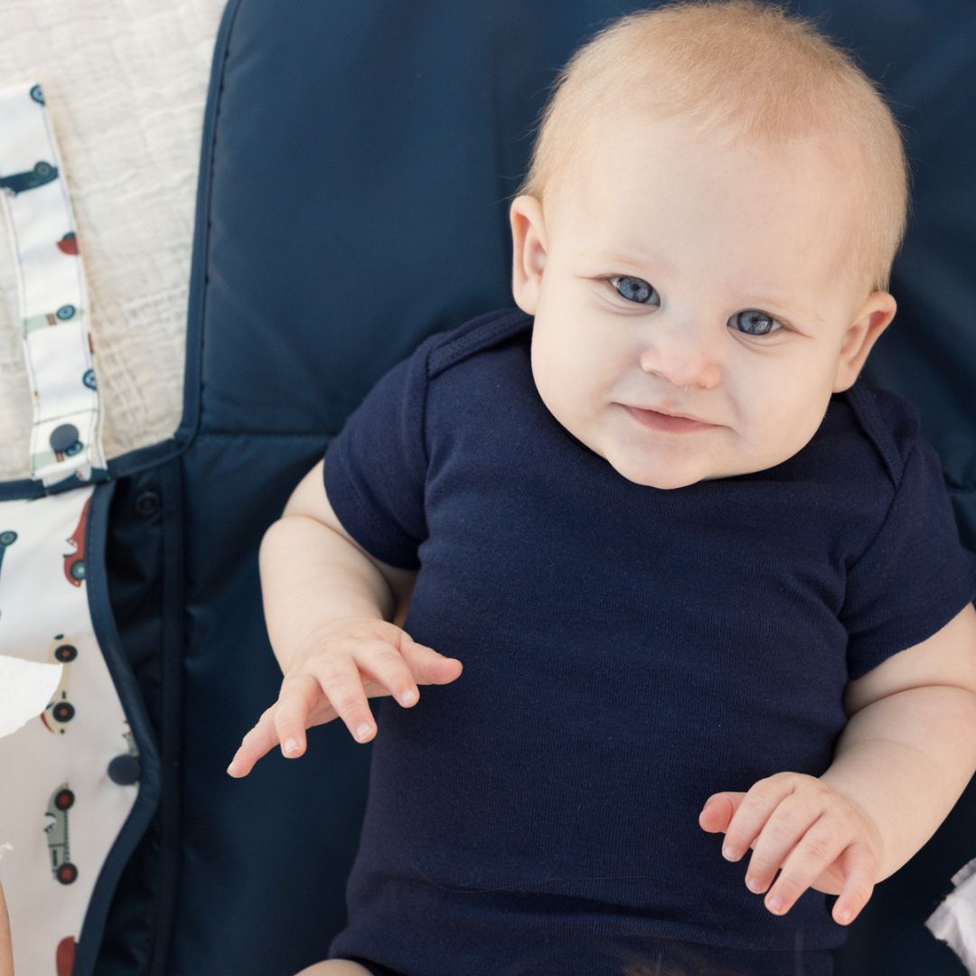 Tiny Twinkle - Portable Nappy Changing Pad - Vintage Cars