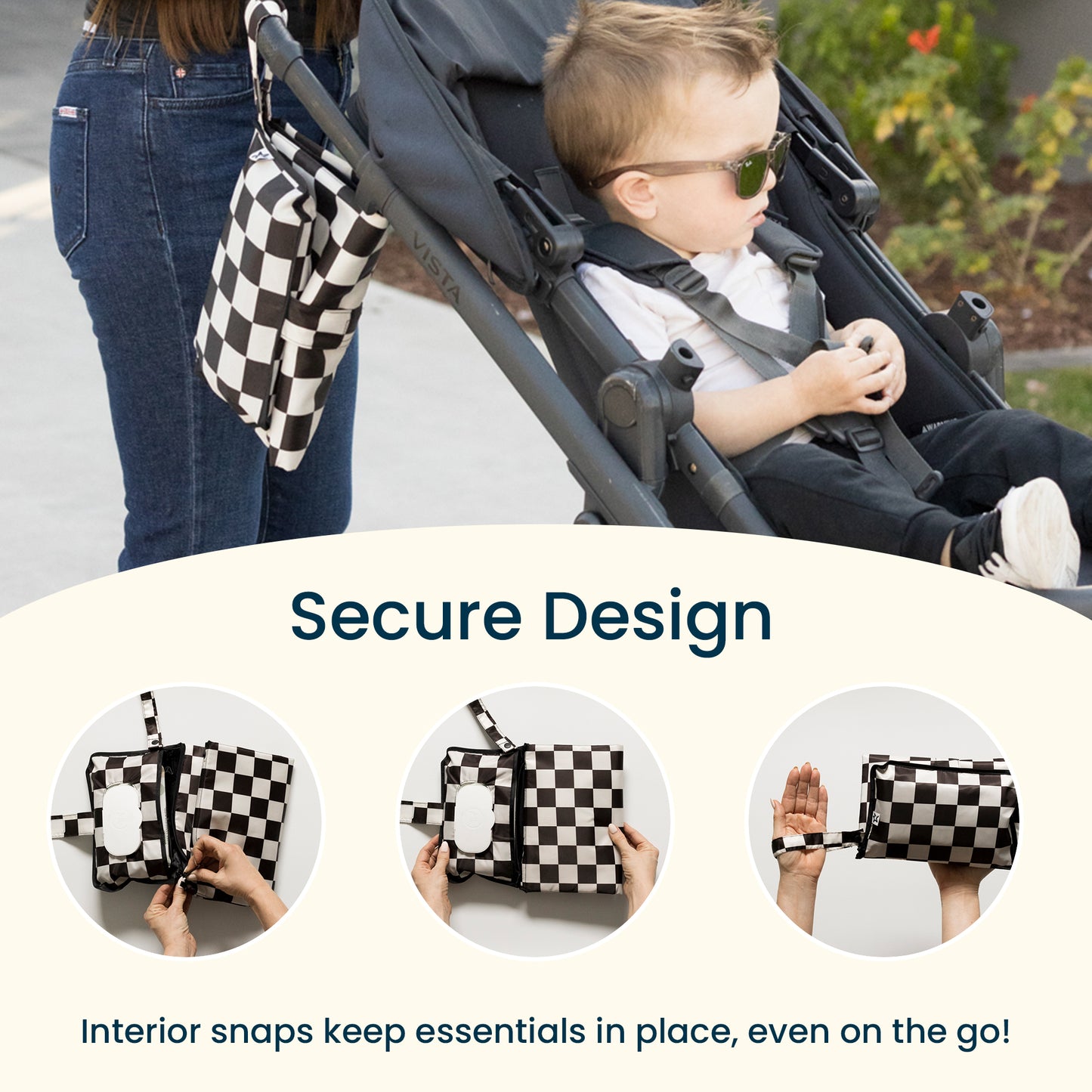 Tiny Twinkle - Portable Nappy Changing Pad - Vintage Cars