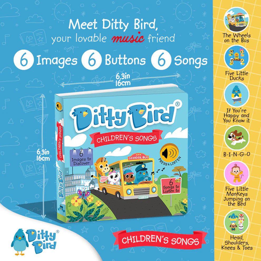 Ditty Bird - USB-C 可充电款  - Children's Songs