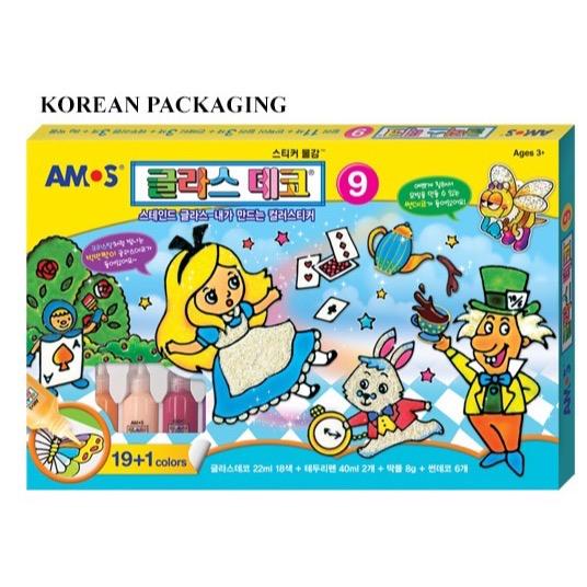 AMOS - DIY 窗贴免烤玻璃胶画Glass Deco 22m* 20 pc （Korean Version）