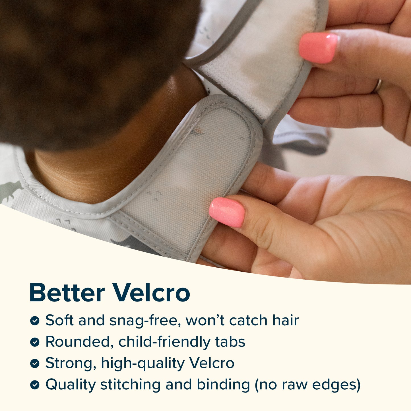 Tiny Twinkle - Full Sleeve Bib - Bows - Small for 6-24 Months