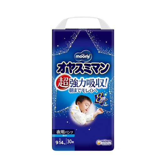 尤妮佳夜用 男款L码 安睡夜用拉拉裤  30片/包