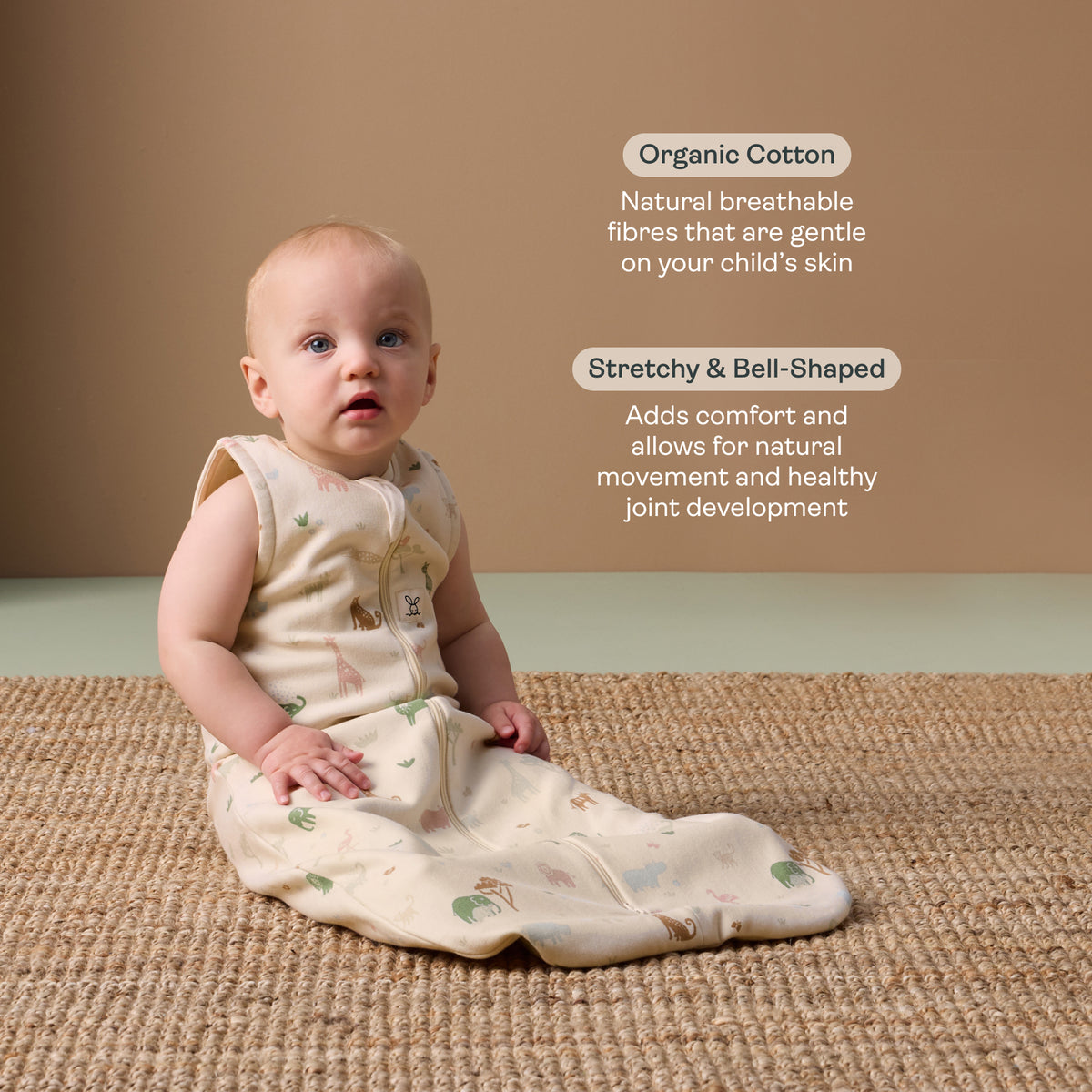 ergoPouch - 婴儿睡袋 1.0 TOG – Savannah
