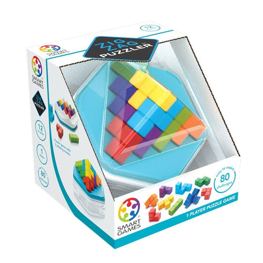 适合6岁+Smart Games - 彩虹金字塔 Zig Zag Puzzler 适合12岁+